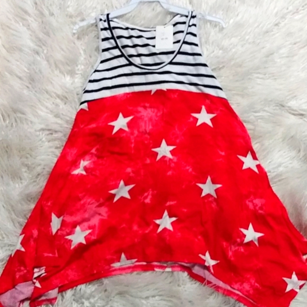 Q2 4th of July All American Tank Top